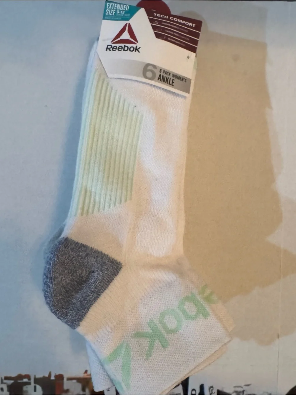 Reebok Women's Target Cushion Ankle Socks, 6-Pack